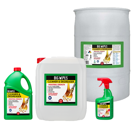 BIG WIPES CLEANER & DEGREASER 5 GALLON - Big Wipes USA